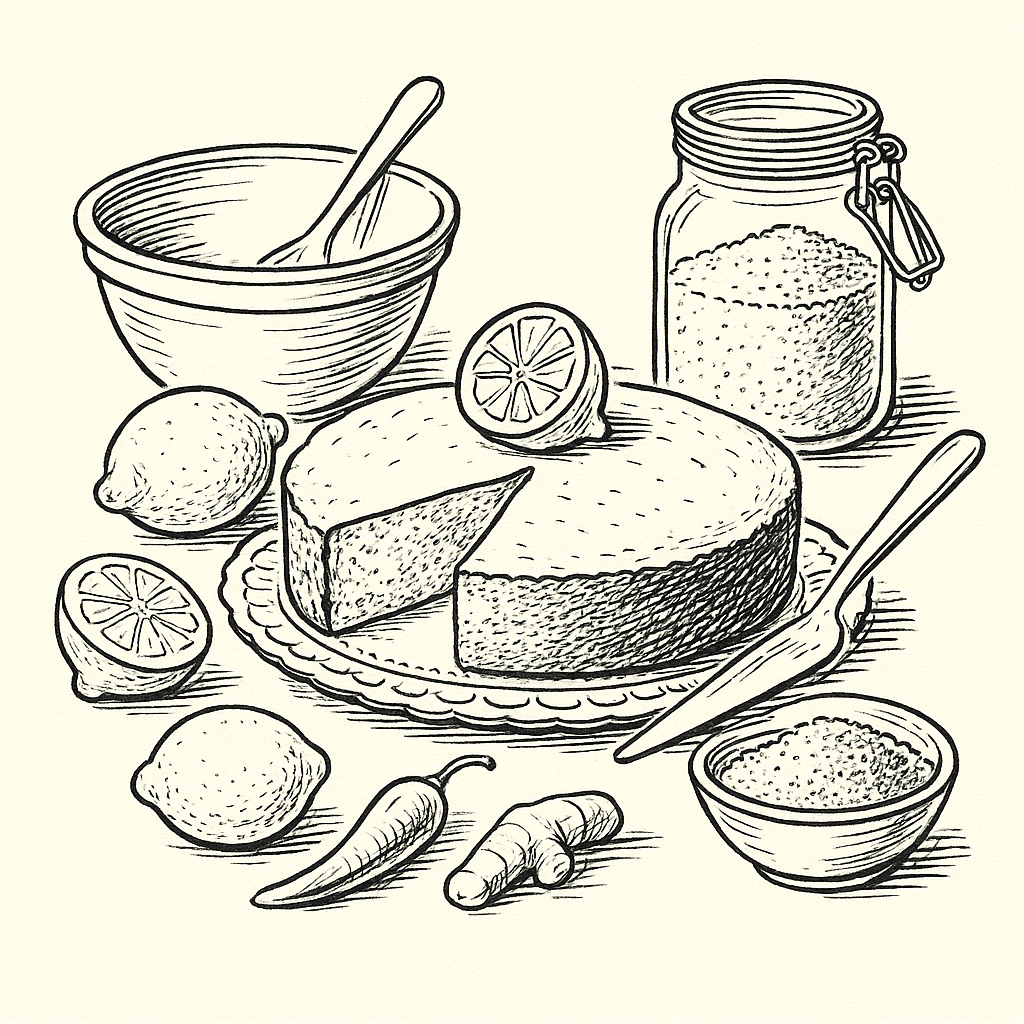 Kim’s Lemon Polenta Cake