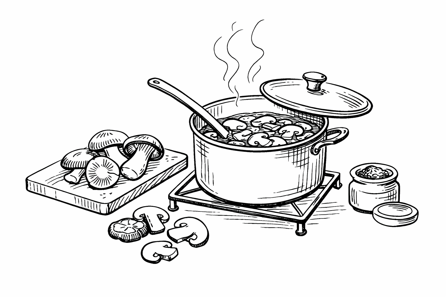 Mushroom and Miso Soup